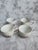 This is a set of 4 late 19th century Leuchtenburg, German porcelain demitasse tea cups. Each cup is marked on the base.