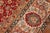 1990s Elegant Floral Pak-Persian Red/Beige Wool Rug - 8'1'' X 9'10'' For Sale - Image 5 of 9