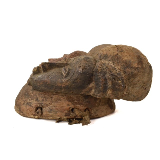 Early 20th Century Baule Mask Two Faces Côte d'Ivoire For Sale In Denver - Image 6 of 9