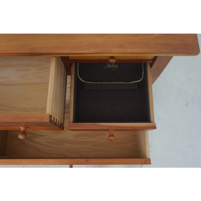 Stickley Stickley Cherry Arts & Crafts 6 Drawer Sideboard For Sale - Image 4 of 17