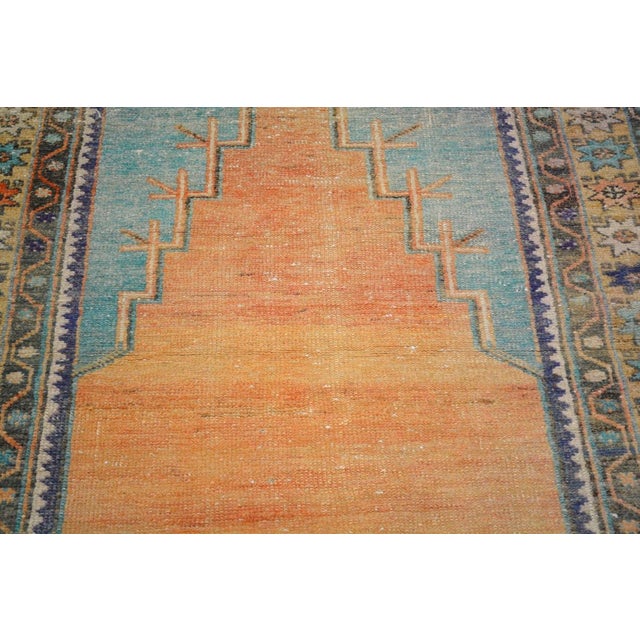 Turkish Vintage Turkish Anatolian Hand Knotted Wool Rug, 3'x6'5'' For Sale - Image 3 of 5