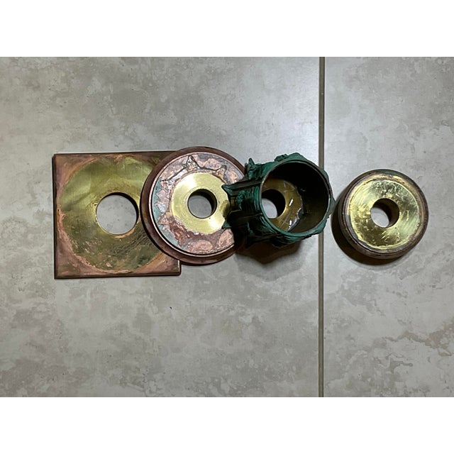 Add to your collection or interior space with this exceptional, matching pair of handcrafted architectural sculptures....