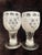 Glass Late 19th Century Rare Bijou-Scale Uniform Set of 6 Matching 19th Century Cut-to-Clear Cordials on Base Tray For Sale - Image 7 of 13