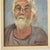 Wood Vintage Boho Signed Original Oil Portrait on Board For Sale - Image 7 of 12
