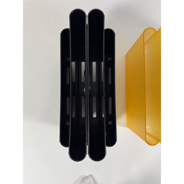 Black Magazine Rack by Giotto Stoppino for Kartell, 1970s For Sale - Image 3 of 6