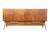 Mid-Century Modern Mid-Century Modern Walnut Dresser With Sculpted Integrated Pulls and Splayed Legs” For Sale - Image 3 of 15