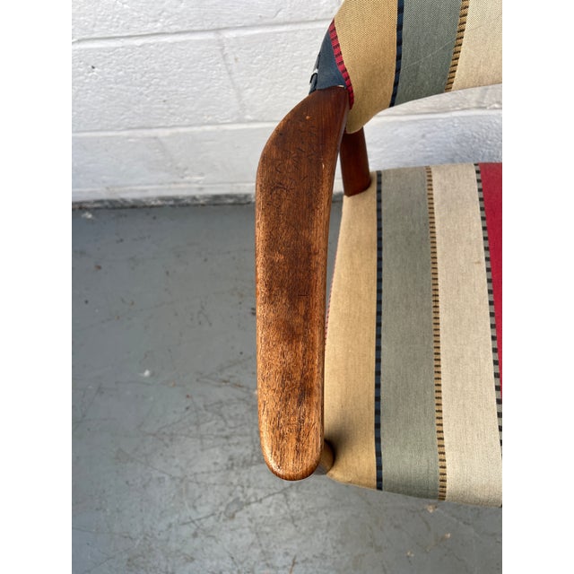 Mid 20th Century Modern Danish Walnut Chair by Kurt Olsen, Attributed For Sale - Image 10 of 14