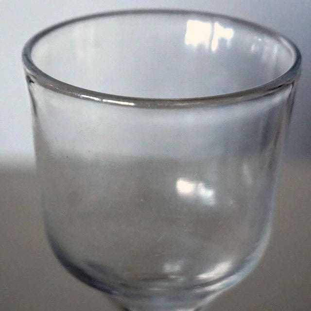 Traditional Early Double-Series Cotton Twist Stem Wine Glass For Sale - Image 3 of 4