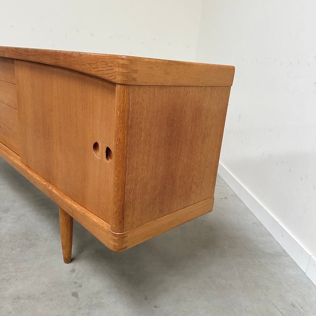 Vintage Sideboard in Oak by W.H. Klein for Bramin, Denmark, 1960s For Sale - Image 13 of 17