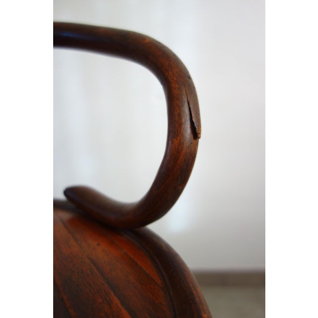 Children's High Stool in Bentwood, 1890 For Sale - Image 4 of 12
