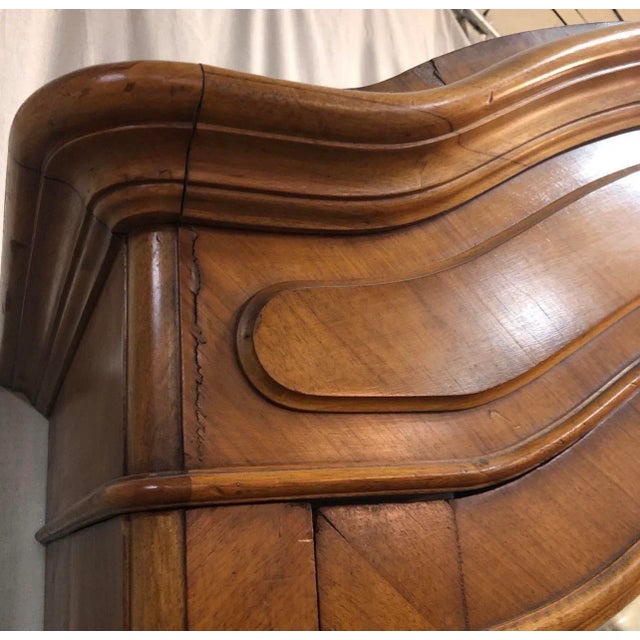Brown 19th Century Antique French Louis XV Single Door Armoire For Sale - Image 8 of 11