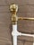 Pair of Brass and White Painted Iron Beds For Sale - Image 9 of 11