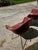 Pair of MCM Eames Style Maroon Fiberglass Chairs For Sale - Image 4 of 9