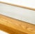 Orange Smoked Glass Golden Oak American Mid Century Modern Console Sofa Table For Sale - Image 8 of 12