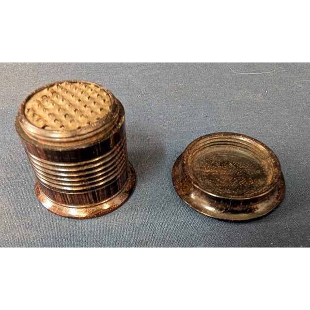 Folk Art 19th Century Tunbridge Ware Nutmeg/Spice Grater For Sale - Image 3 of 5