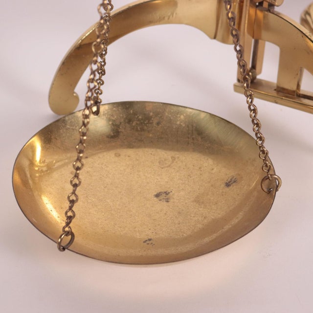 Metal Victorian Brass Scale from Doyle & Son London For Sale - Image 7 of 12