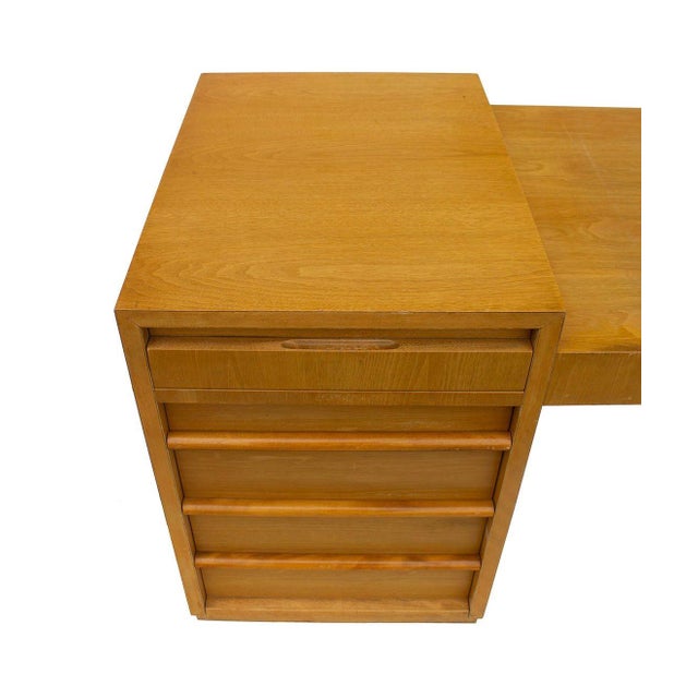 Desk by t.h. Robsjohn-Gibbings for Widdicomb in Sorrel Walnut For Sale - Image 12 of 12