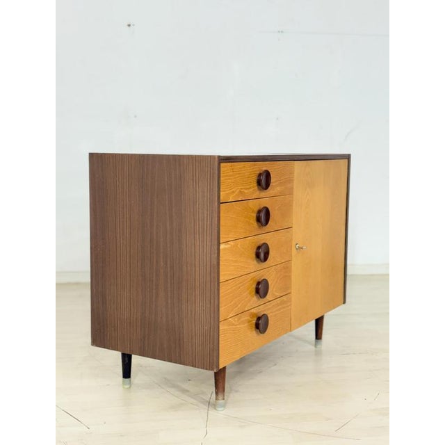 Black Mid-Century Danish Teak Desk with Metal Frame, 1960s For Sale - Image 8 of 11