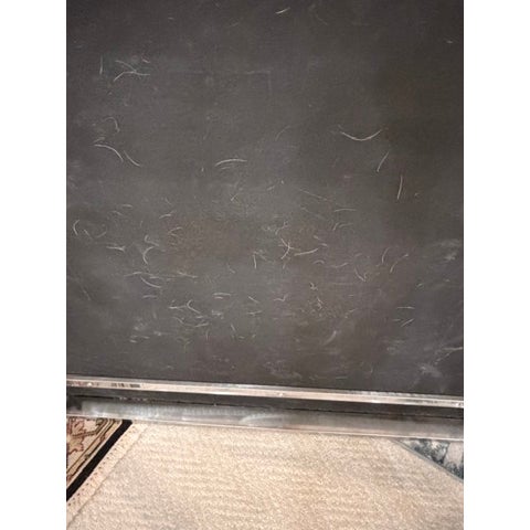 2020s Original Cowhide Leather Ottoman or Coffee Table For Sale - Image 5 of 7