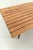 Vintage Slatted Wood Bench For Sale - Image 6 of 8