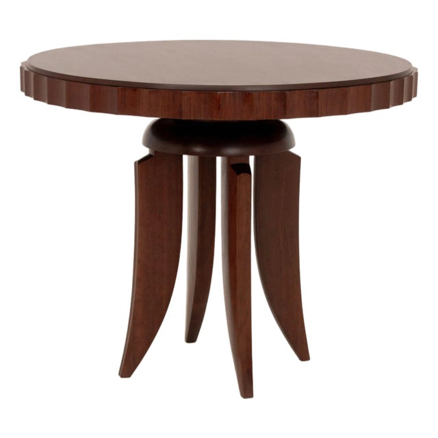 James Schriber Woodworking Studio Furniture Art Deco Style Rosewood Center Table For Sale