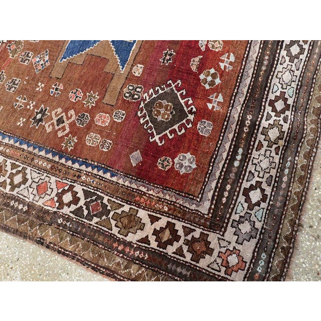 Galerie Shabab Collection Mid-20th Century Caucasian Kazak Tribal Rug For Sale - Image 9 of 10