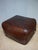 1970s Square Saddle Leather Ottoman by Angel Pazmino, 1970s For Sale - Image 5 of 13