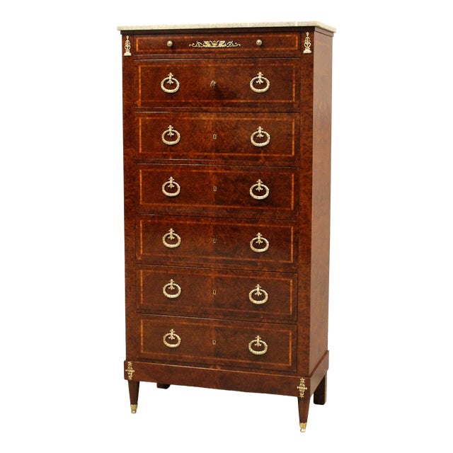 19th Century Napoleon III Weekly Chest of Drawers For Sale
