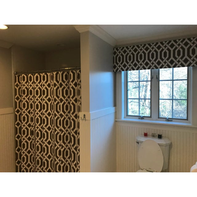 2010s Custom Straight Cornice With Self Welt For Sale - Image 5 of 8