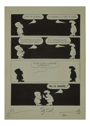 Alfredo Chiappori. Political Comics, 1977, Comic Strip
