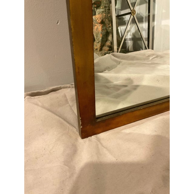 Wood 1960s Gold Metallic Finish Wood Mirrors- A Pair For Sale - Image 7 of 10