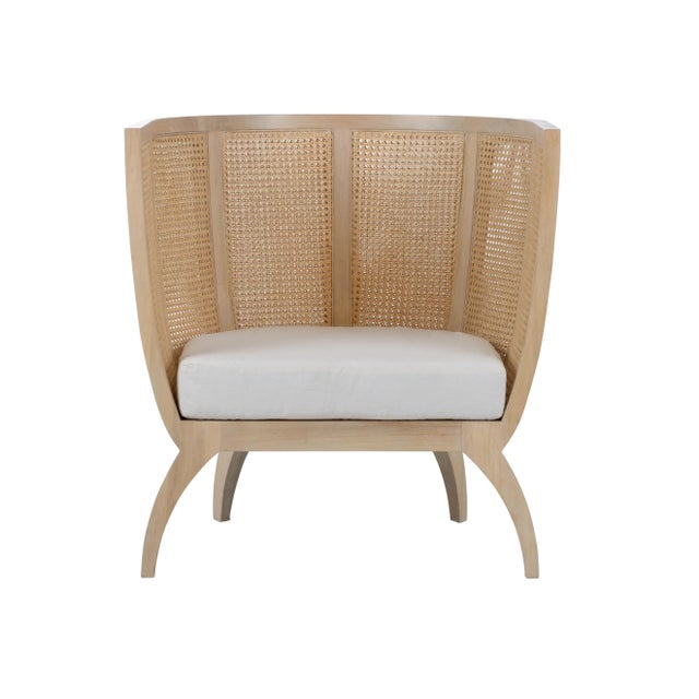 Incorporate sophistication and elegance into your home with our eye-catching trudy lounge chair. The oversized barrell...