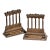 Stately Antique Cast Iron Bradley & Hubbard Temple of Saturn Architectural Roman Forum Grand Tour Style Bookends Home Decor For Sale