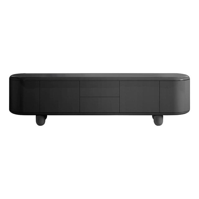 Small Black High Gloss Lacquer Explorer Cabinet from Jaime Hayons, 2023 For Sale