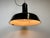 Industrial Black Enamel Factory Pendant Lamp with Iron Top, 1950s For Sale - Image 17 of 18