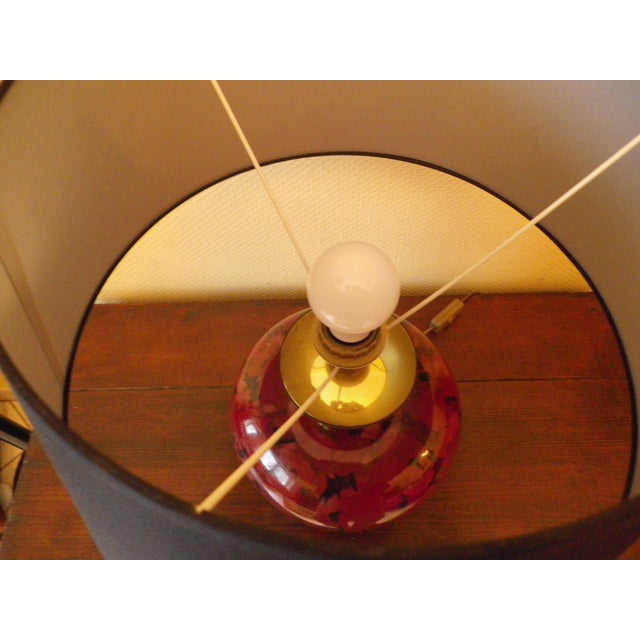 Table Lamp in Ceramic and Gold-Tone Metal, 1960s For Sale - Image 6 of 16