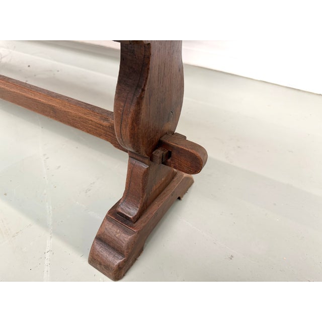 Oak Farm Benches, 1890s, Set of 2 For Sale - Image 12 of 18