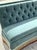 Vintage Regency Sherril Williams Monumental Custom Tufted Banquette Sofa For Sale - Image 4 of 12