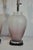 Vintage Mid Century Modern Frosted Purple Glass & Lucite Table Lamps - A Pair For Sale In Philadelphia - Image 6 of 10