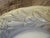 Vintage White Ceramic Embossed Serving Bowl by La Ceramica VBC For Sale - Image 10 of 12