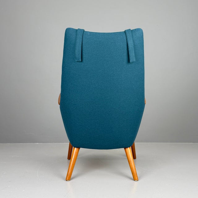 Wood Mama Bear Armchair by Hans J. Wegner for A. P. Stolen, 1950s For Sale - Image 7 of 17