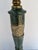 Vintage Green Marble and Brass Table Lamp With Asian Dragon Motif For Sale - Image 10 of 11