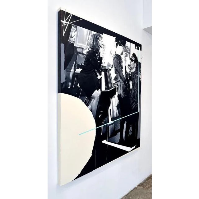 Textile Ian Shults, The Big Tickle, Mixed Media on Canvas, 2024 For Sale - Image 7 of 10