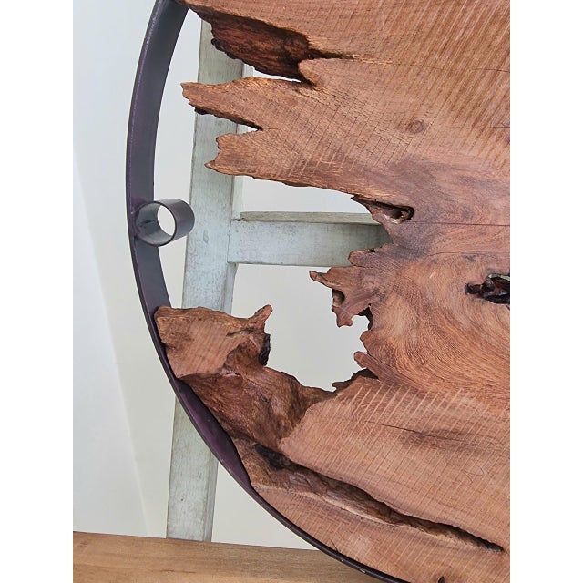 Orbit of Time – One-of-a-Kind Handcrafted Driftwood Wall Clock Sculpture For Sale - Image 15 of 18