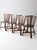 Mid 20th Century Mid-Century Folk Wood Dining Chairs Set of 4 For Sale - Image 5 of 17