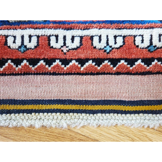 Textile Mid-Century Ezine Rug, 1950s For Sale - Image 7 of 9