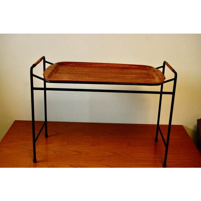 Side Table in Teak Plywood from Silva, Sweden, 1960 For Sale - Image 6 of 9