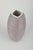 Ingrid Atterberg for Upsala-Ekeby Vase, 1960s. Elegant four-sided stoneware vase with matte pink/lilac glaze and white...