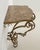 Art Deco Wrought Iron Console Table with Marble Top For Sale In Greensboro - Image 6 of 15
