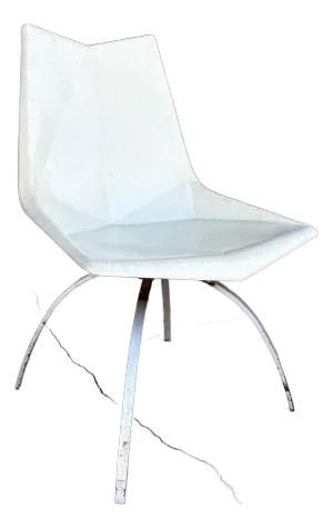 Mid Century Modern Paul McCobb Fiberglass Origami Chair Spider Base